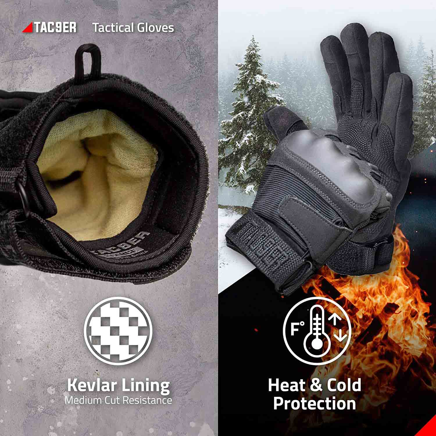 TAC9ER paintball gloves